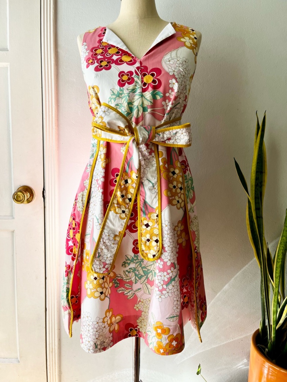 Lesley Evers• Floral Cotton Dress• Sz S
